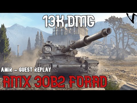 AMX 30B2 FORAD - Ultimate Season Pass Tank: 13K Damage: Guest Replay - A-_-M-_-l-_-R: WoT Console