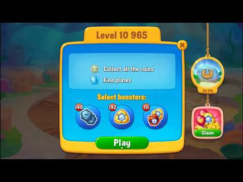 FISHDOM: 🐠🐬🦈 💥💥 Level 10964, 10965, 10966 💥💥 No Boosters 💣🧨 💥💥