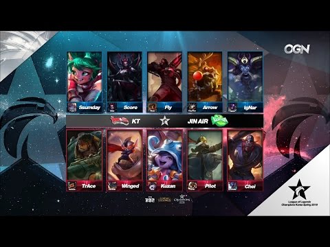 KT vs JAG Game 3 Highlights - KT ROLSTER vs JIN AIR GREENWINGS - LCK Week 6 - SPRING 2016