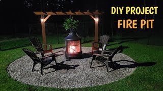 How to build a firepit and turn your backyard into a little slice of paradise.
