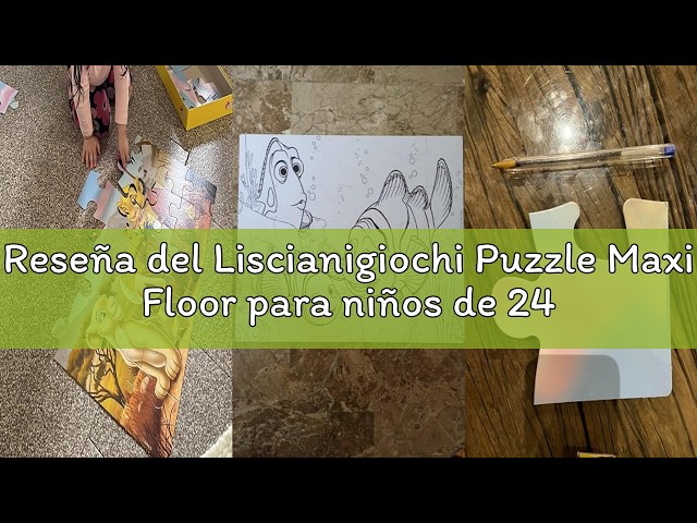 Vídeo relacionado con Lisciani - DISNEY Pato Donald Duck - Maxi Puzzle para niños a partir de 4 años, 108 piezas, 2 en 1 Doble Cara Delantero/Detrás con reverso para colorear - Desarrollo de la creatividad