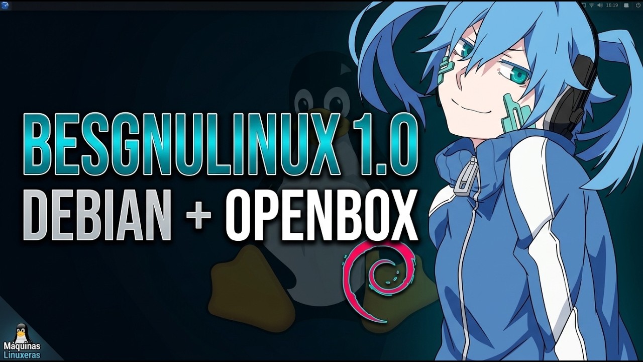 BesgnuLinux 1.0 (Debian + Openbox): ¿4GB de RAM y 2 Núcleos? Esta Distro Vuela