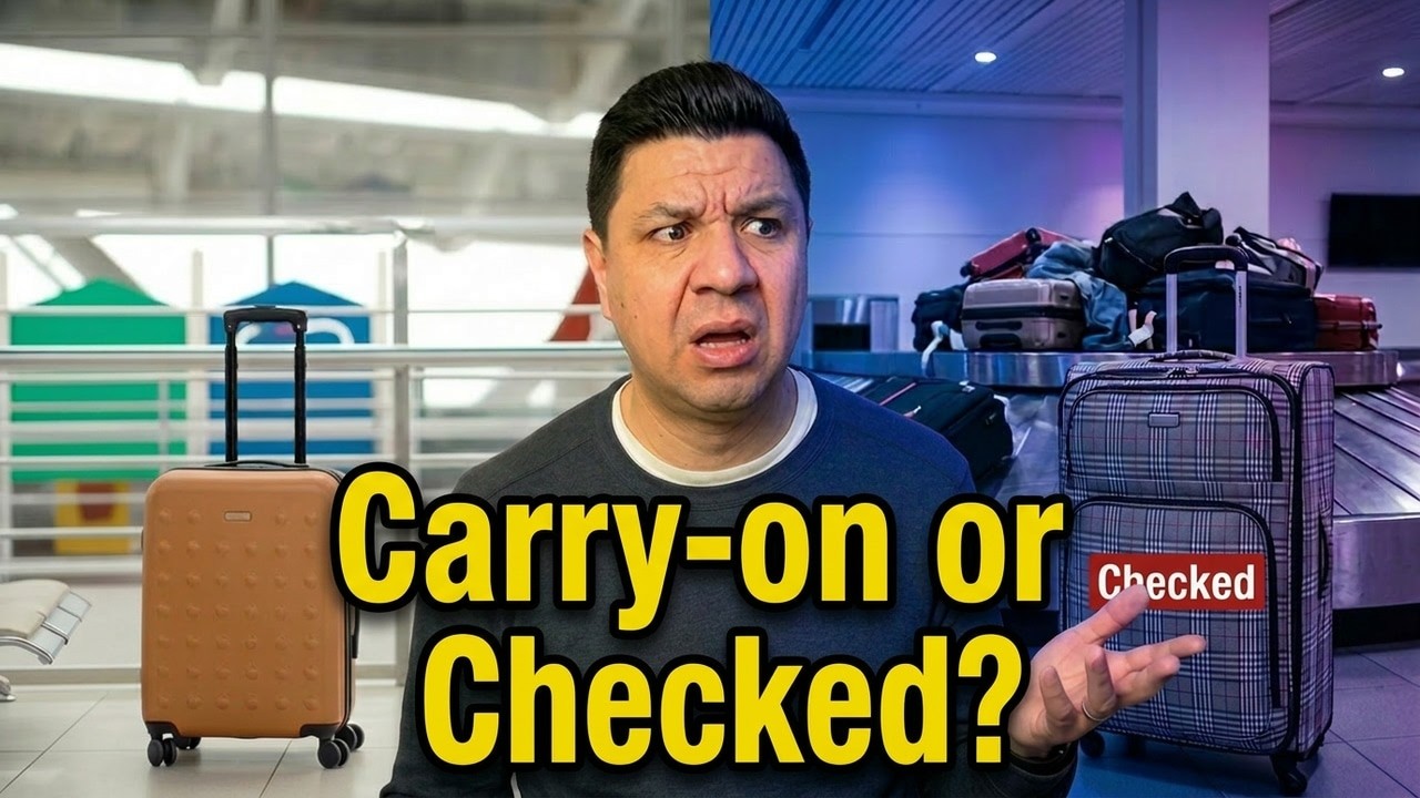 Carry On vs Checked Bag | The Real Difference