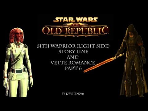 Star Wars The Old Republic: Sith Warrior (Light side) story line and Vette romance part 6