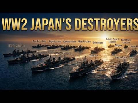 Every Japanese Destroyer Used in WWII