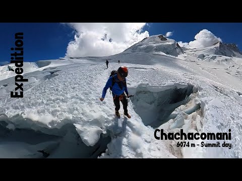 Alpinisme : Chachacomani -  6074 m -  summit push