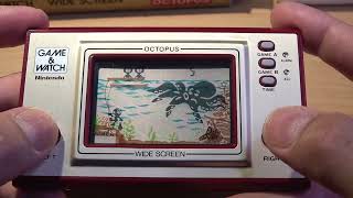 Nintendo Game & Watch | Octopus 1981 | Wide screen OC-22