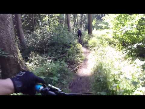 ChickenRun! Abschlusstrail zum Parkplatz am 12 07 14