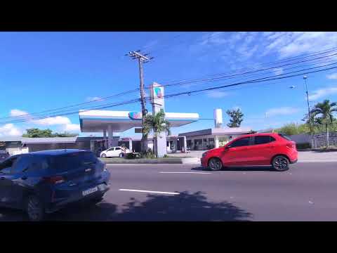 Walking tour in Manaus, Brazil. Noel Nutels Avenue - Cidade Nova District - 4K