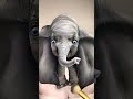 #Creative Makeup🐘#Baby elephant makeup transformation 😯#So talented & creative mind🤭