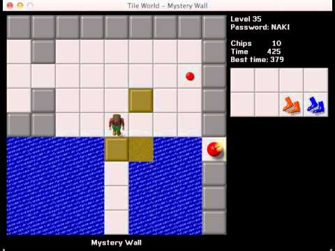 CCLP1 level 35 solution - 379 seconds