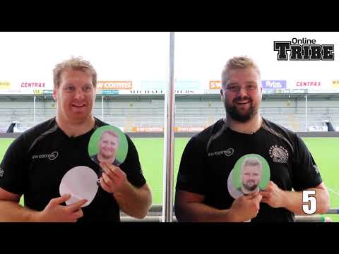 Exeter Chiefs Like Minds Thomas Waldrom and Tom Francis