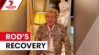 Rod Stewart feels brilliant after heart operation | 7NEWS