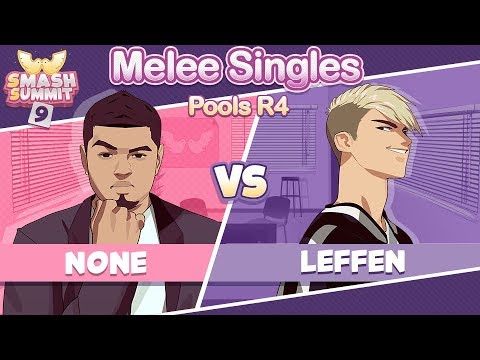 n0ne vs Leffen - Swiss Pools: Round 4 Melee Singles - Smash Summit 9 | Captain Falcon vs Fox