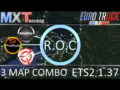 #44 ETS2 1.37 PROMODS MHAPRO | 3 MAP COMBO