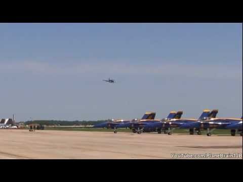 2012 Andrews AFB Airshow - T-6 Texan & SB2C Helldiver