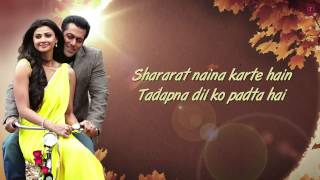 Tere Naina Full Song with Lyrics Jai Ho Salman - YouTube