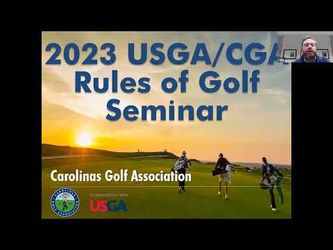 2023 USGA / CGA Rules of Golf Webinar