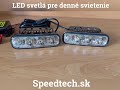 LED denné svietenie 12V / 24V - MYCARR SJ-287 (120x36x48mm) - Video Youtube