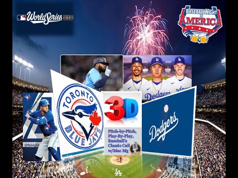 LA DODGERS vs TORONTO BLUE JAYS 2025 WORLD SERIES GAME 3 | LIVE STREAM 3D Play-by-Play & Watch Party
