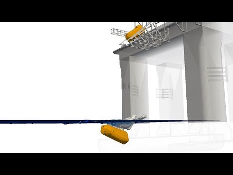 CFD Simulation of Life Boat Drop using HELYX®