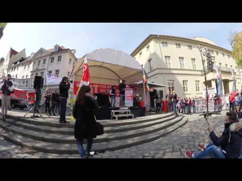 1. Mai in Braunschweig. 5 Jahre Jugendblock.