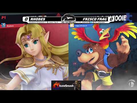 Students Showdown 7 Losers Top 8 - Robes (Zelda) Vs. Frisco Frag (Banjo) Smash Ultimate - SSBU