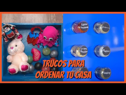 ¡Organizar tu casa es mucho más sencillo si te vales de estos trucos!