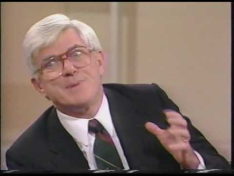 Donahue (part 1 of 5) - River Phoenix, Lisa Bonet, Raul Julia, John Robbins