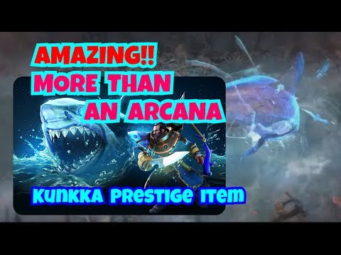 Amazing!! More Than An Arcana - Kunkka Prestige Item, Immortal Prize of the Saltworn Mariner