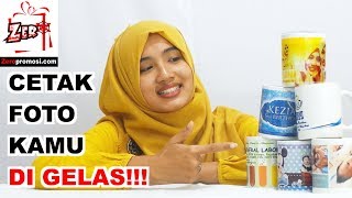 Review Kado Unik Gelas Bisa dicetak Foto
