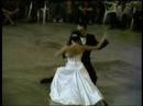  Javier Rodriguez  and  Geraldine Rojas  are  dancing  to  the  tango  "  La Cumparsita  "