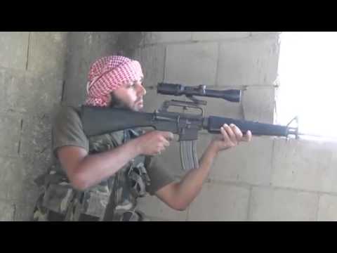 عملية قنص أحد عناصر النظام من قبل كتيبة الشهيد بلال سويد في مدينة حمص