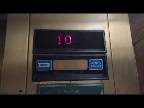 Fast&Beautiful&Original Dover Traction Elevators At The Omni Grove Park Inn In Asheville NC