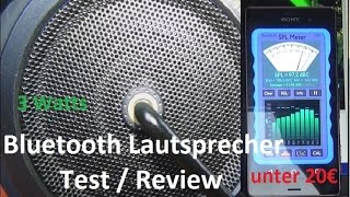 Bluetooth Lautsprecher Outdoor Test Review Unboxing