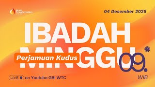 Download lagu Ibadah Minggu ONSITE  | Perjamuan Kudus | 04 Januari 2026 | Pkl. 09.00 WIB | GBI WTC Serpong mp3