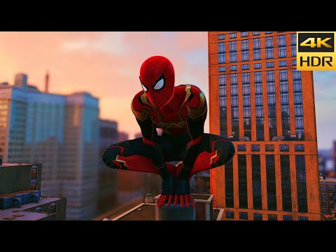 No Way Home Suit - Spider-Man Remastered PS5 Free Roam Gameplay [4K 60FPS HDR]