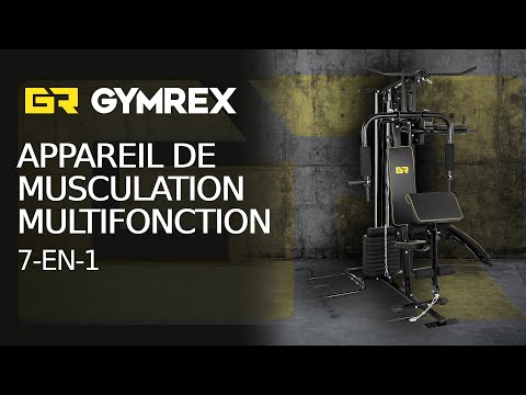 Vidéo - Appareil de musculation multifonction - 7-en-1