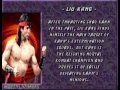 Mortal Kombat 3 Genesis Mega Drive Liu Kang Ending