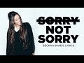 If Demi Lovato's "Sorry Not Sorry" were a Christian song by Beckah Shae (LYRICS)