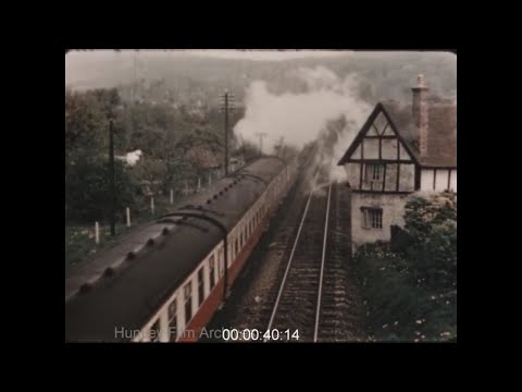 Railway Trip from Ledbury to the Malverns, 1950s - Film 1092593