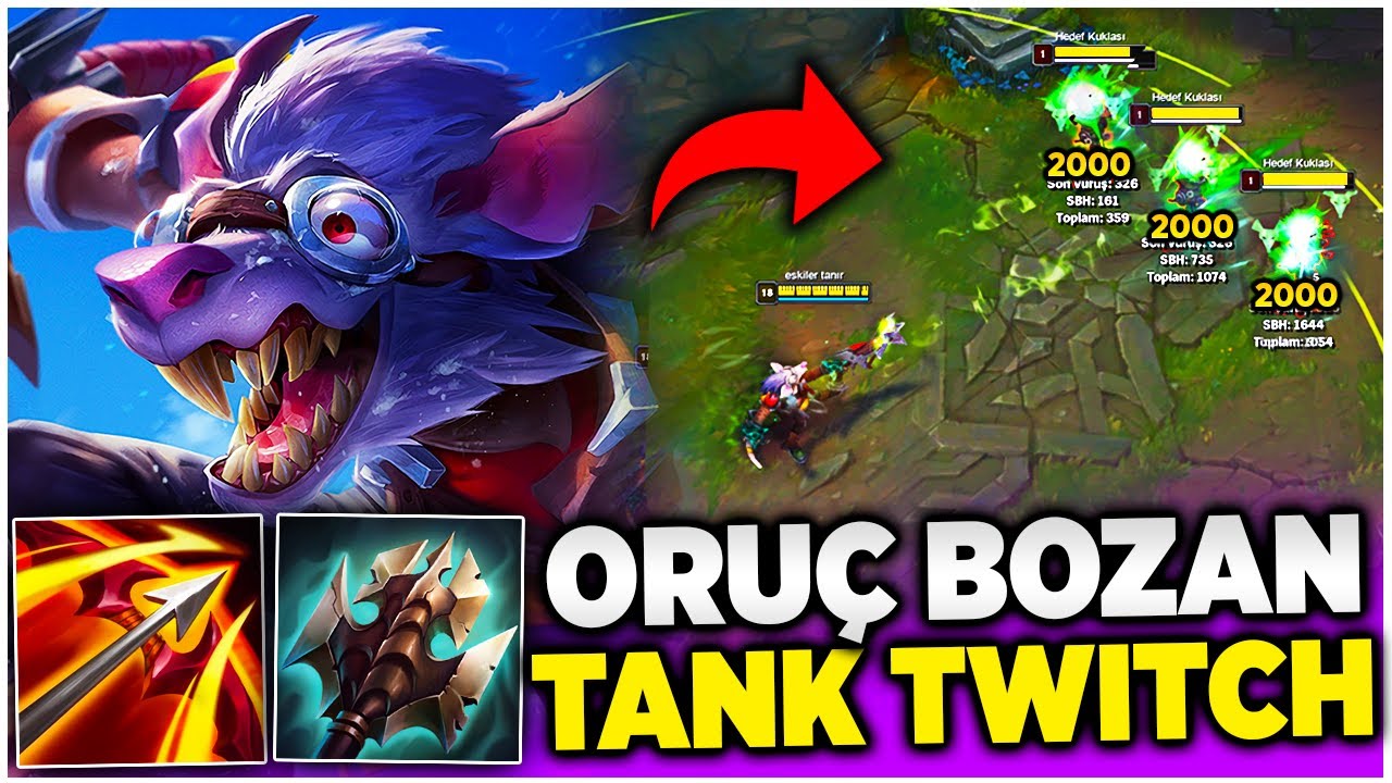 ORUÇ BOZAN TWİTCH! RAKİBİ AĞLATTIM TEK ATIYOM!