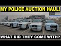 My Sheriff Auction Haul! Crown Vic Police Cars!