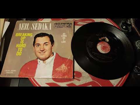 Neil Sedaka - Breaking Up Is Hard To Do - 1962 Teen - RCA 47-8046