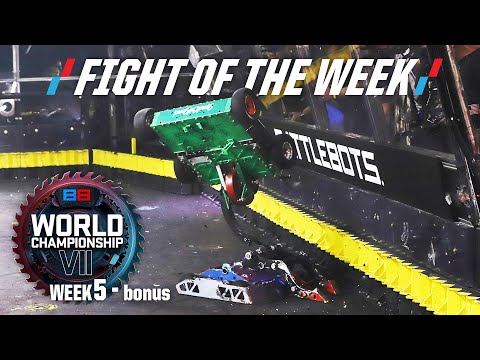 Battlebots Fight of the Week BONUS: Ribbot vs Claw Viper - from World Championship VII