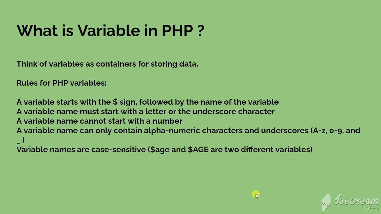 php variables and  data types | PHP Basic Tutorial in Bengali Part 2