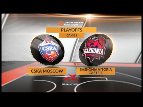 EuroLeague Highlights Playoffs 1: CSKA Moscow 98-90 Baskonia Vitoria Gasteiz