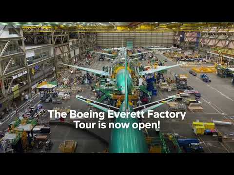 The Boeing Everett Factory Tour is now open!