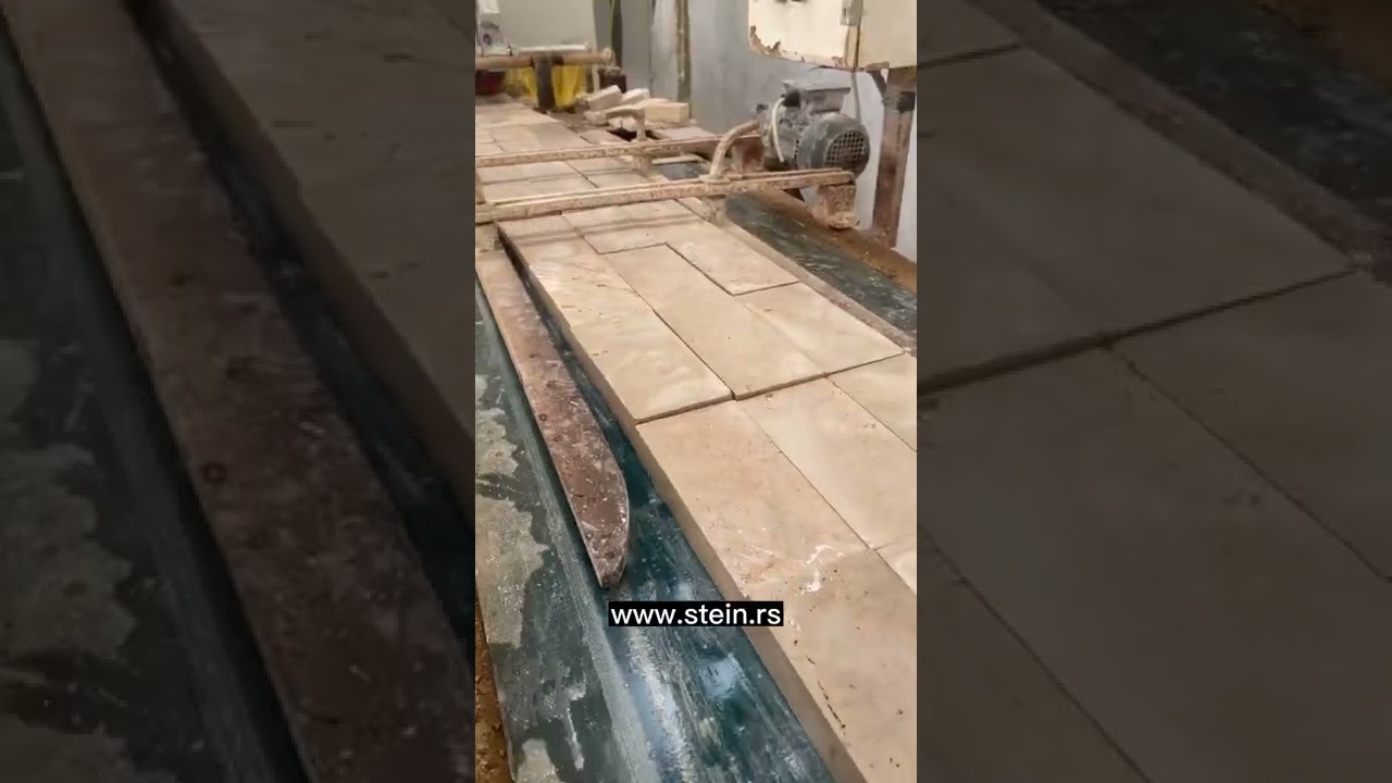 Travertin kamen- kako se pravi