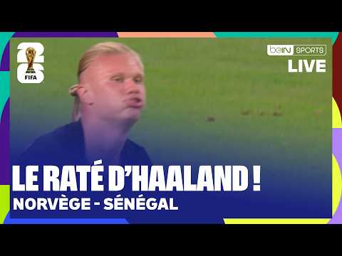 LIVE – Le RATÉ d'HAALAND qui ne profite pas d'une BOULETTE du Sénégal !